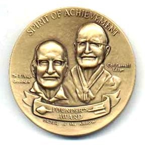 Order of The Arrow Founders Award
